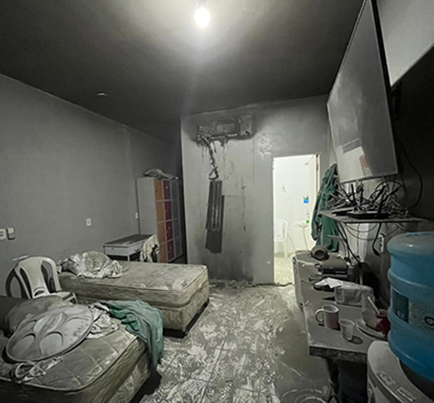 Princípio de incêndio atinge sala de repouso de médicos no HEDA em Parnaíba